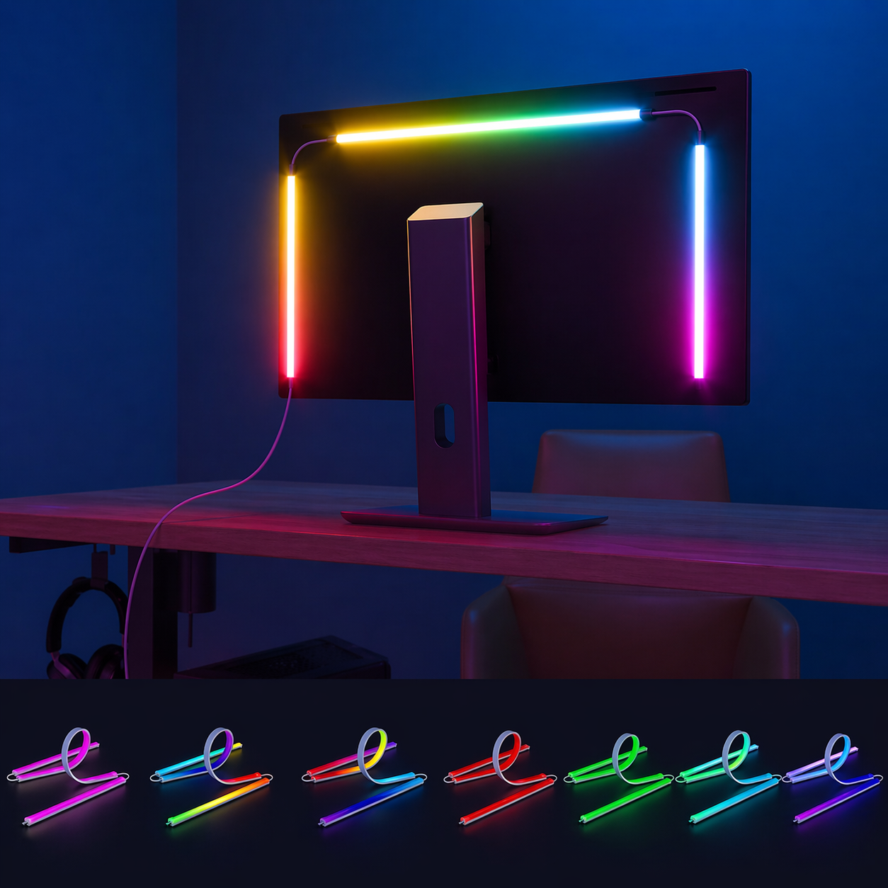 Kit de Barras LED RGB para Monitor